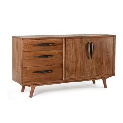 Credenza 2 ante 3 cassetti Sherman Bizzotto